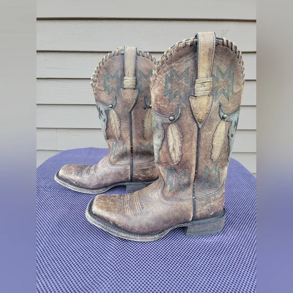 Ariat Tallahassee boots.  Sz 9B - Picture 1 of 16